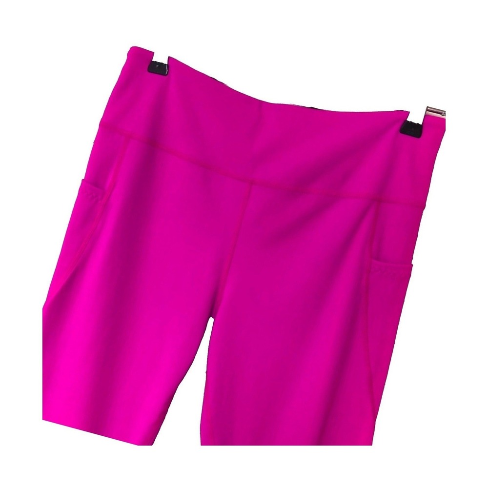 Free People Free Movement Capri Leggings Pants Womens L Pink Cut-Out Performance